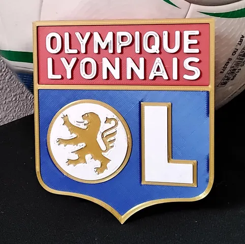 Olympique Lyonnais (Lyon) coaster or plaque