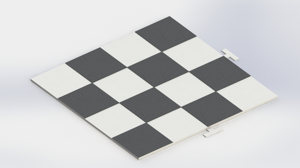 Easy Print Slot Together Chess Board by PartyLime Download free STL model