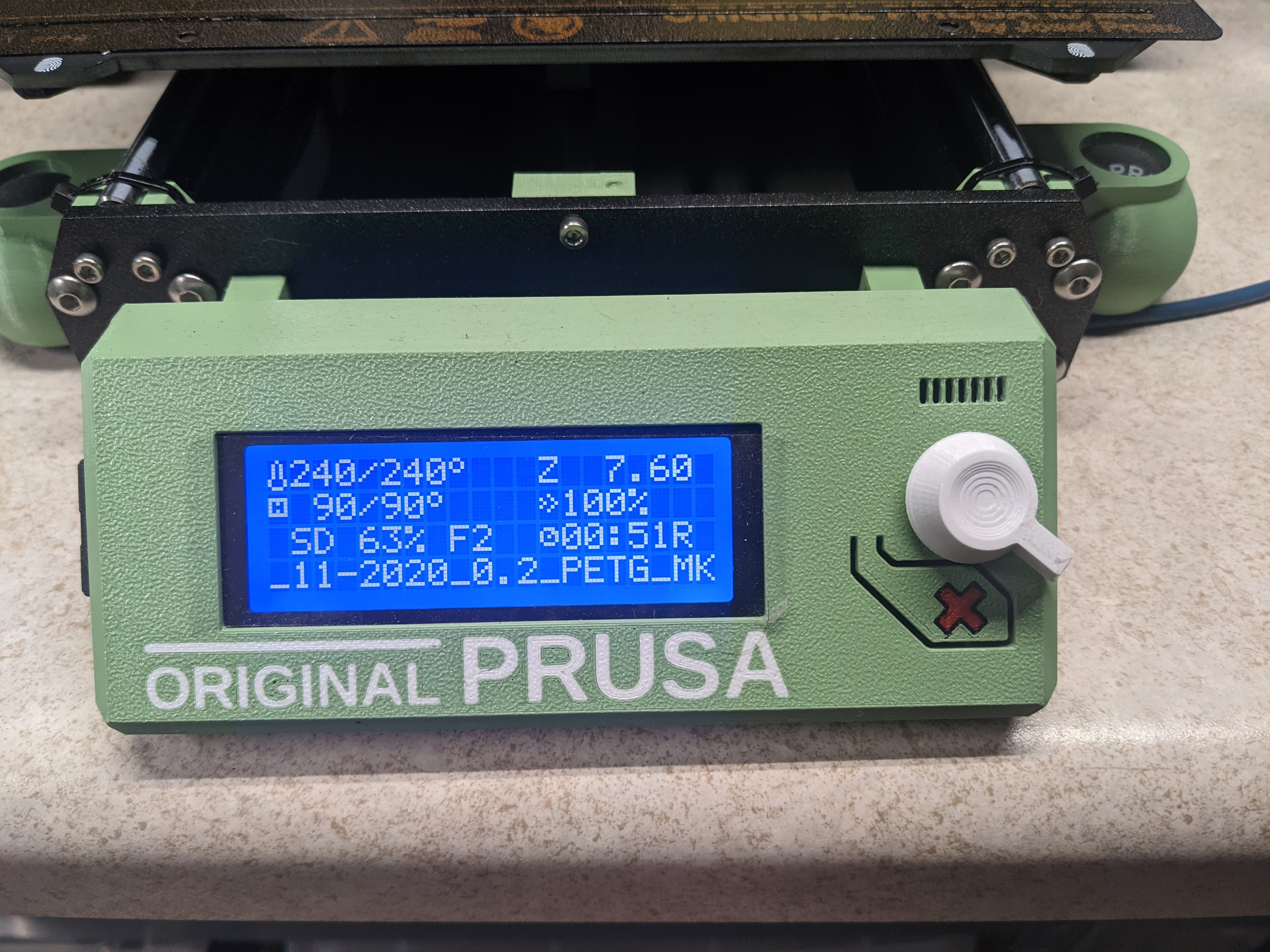 Original MK3s LCD multi-material print