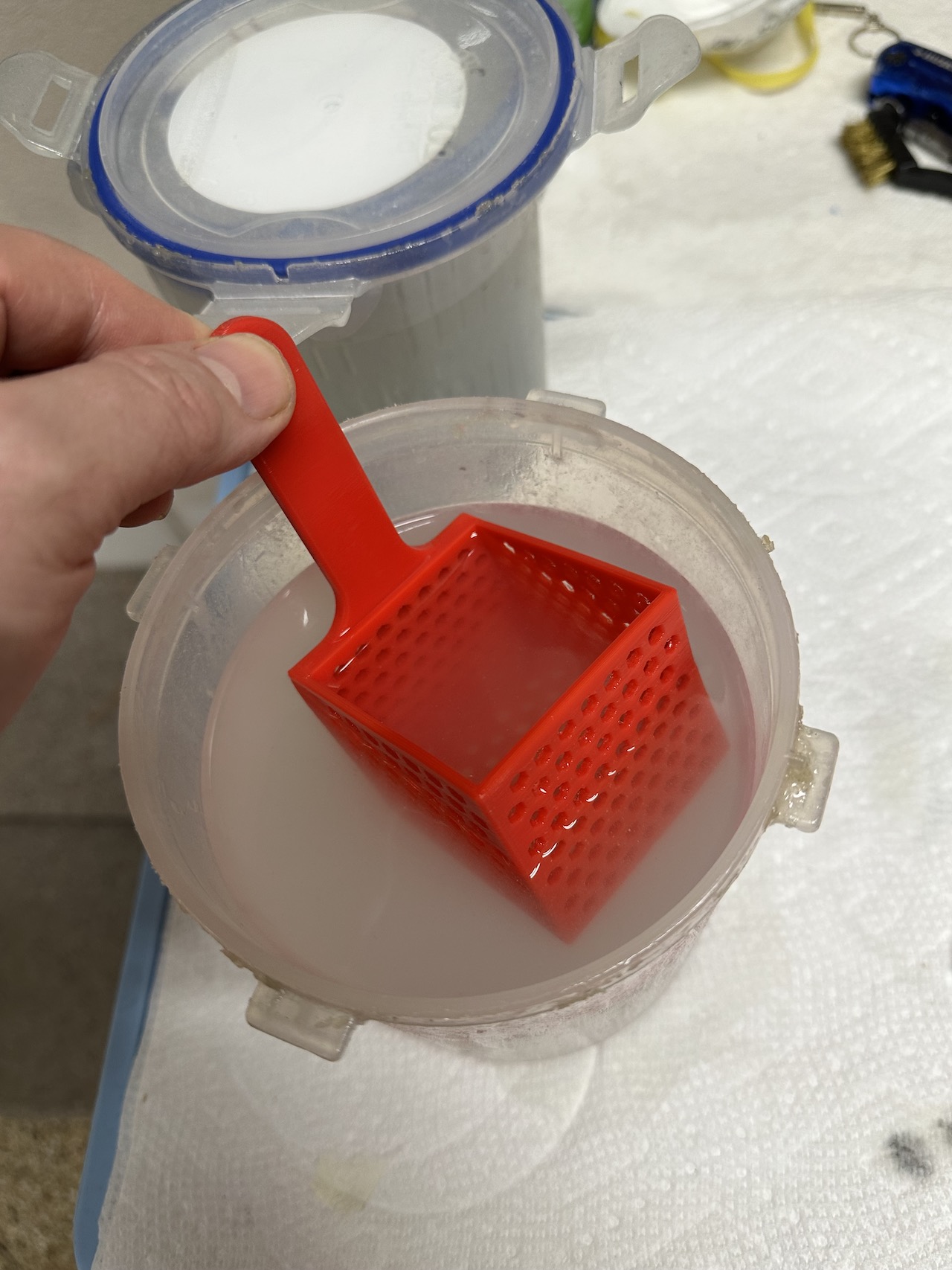 Resin Rinse Basket by Zwoop Download free STL model