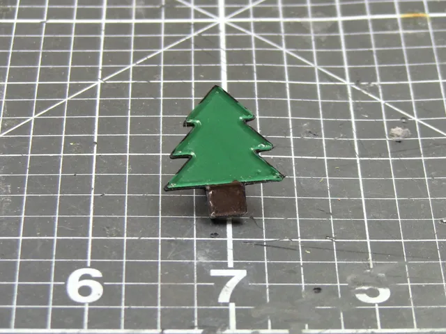 Pine tree enamel pin