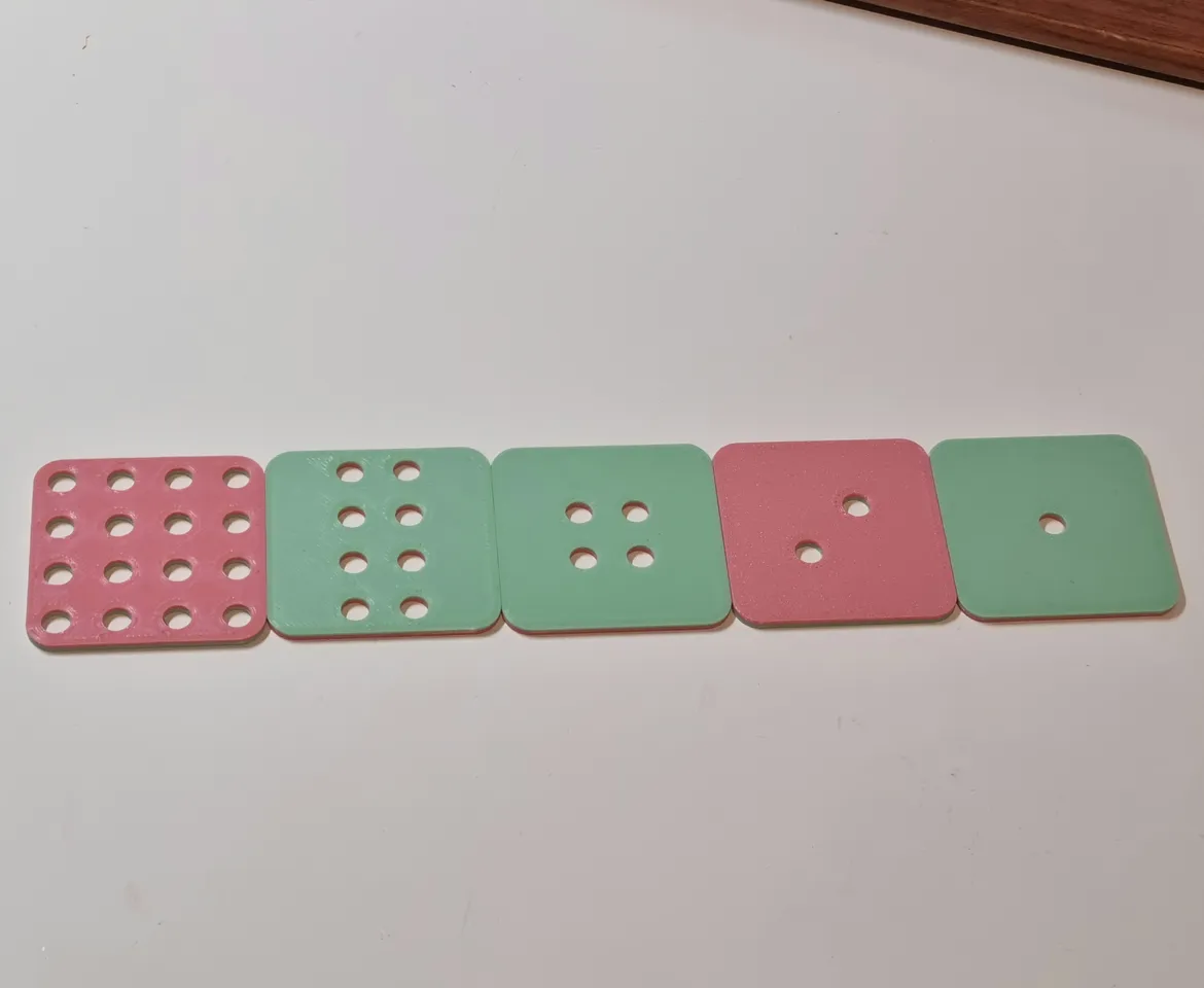 Binary cards by Digitale Lehrerin | Download free STL model ...