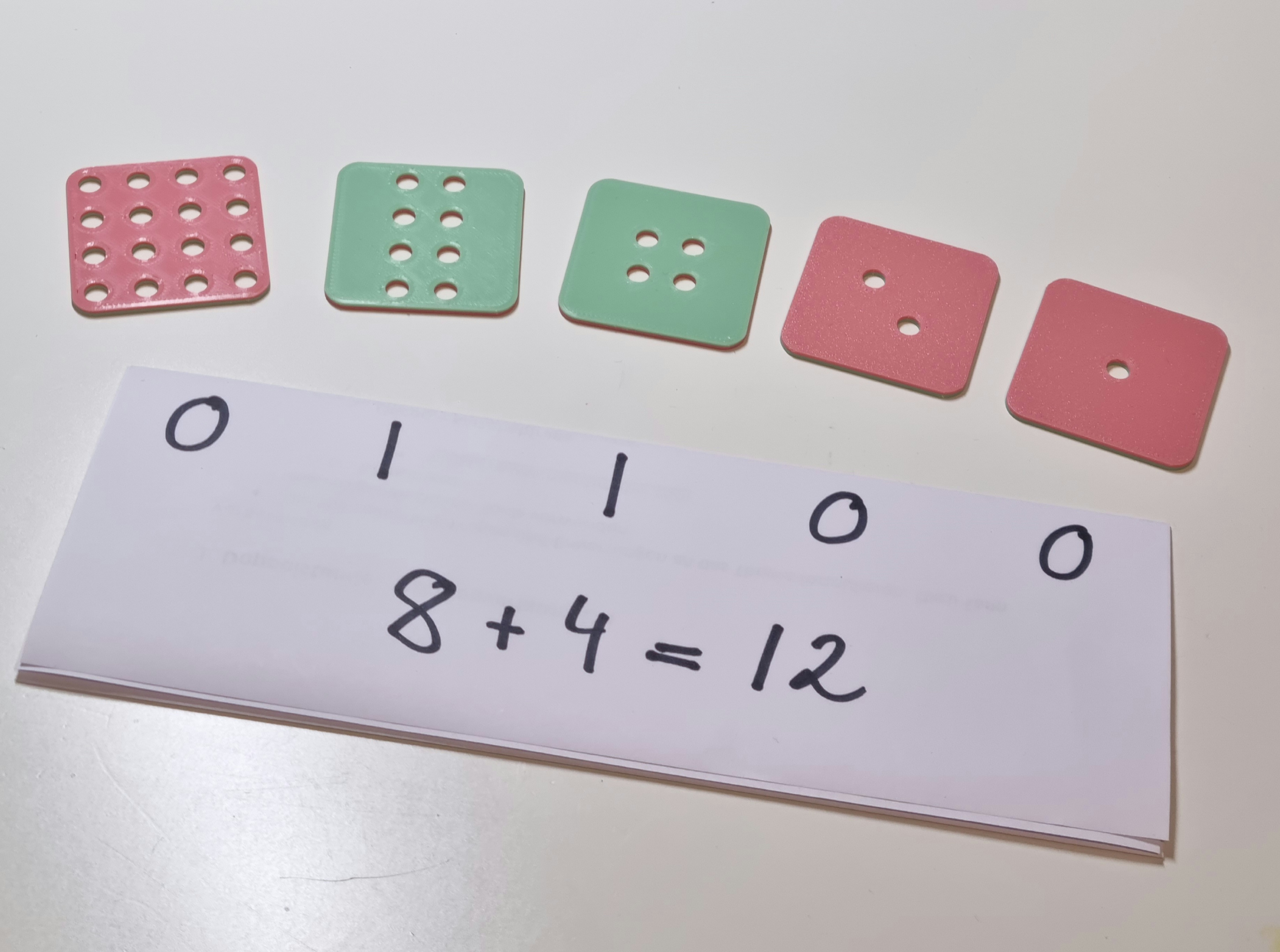 Binary cards by Digitale Lehrerin | Download free STL model ...