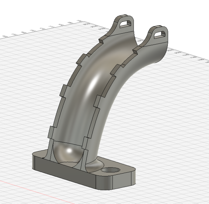 cable holder/ umbilical guide by Pascal Vos Download free STL model