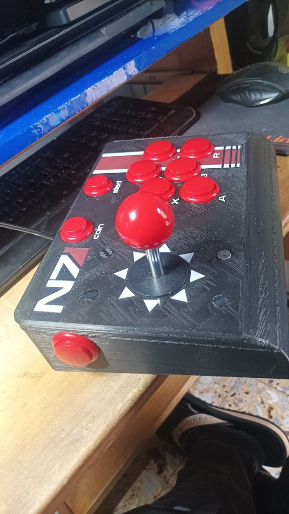 Arcade Joystick case by ShinjiRHCP Download free STL model