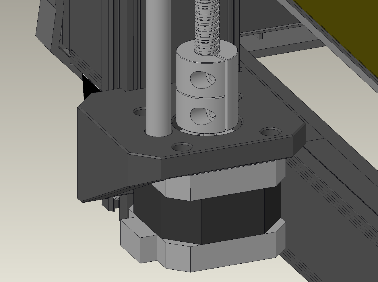 Sovol SV06 ZAxis Motor Mount par Leander Perez Blanco Téléchargez