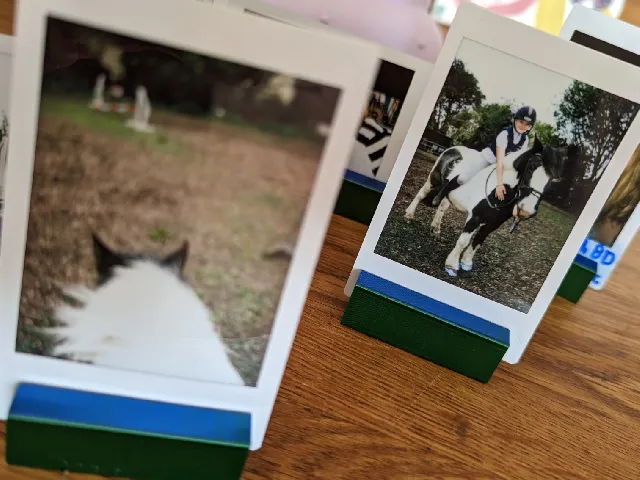 Instax mini & Polaroid go photo film holders / stand / frame