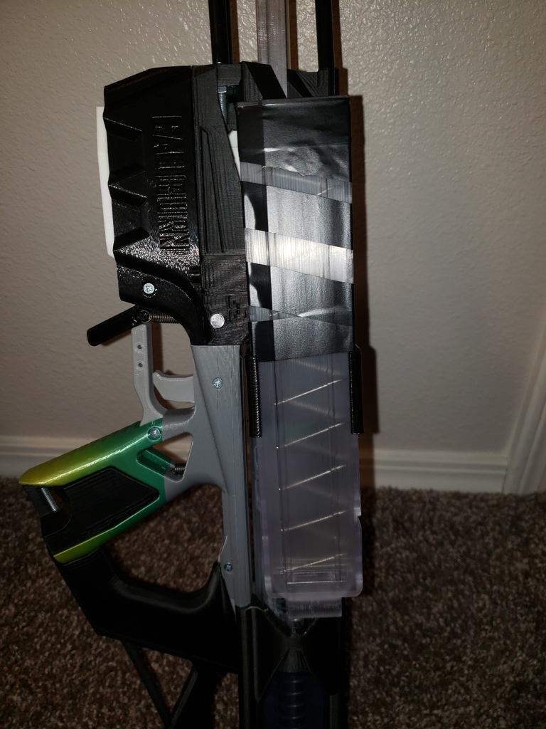 Nerf Caliburn Pic Rail Talon Clip by Bradsprinterworks | Download free ...
