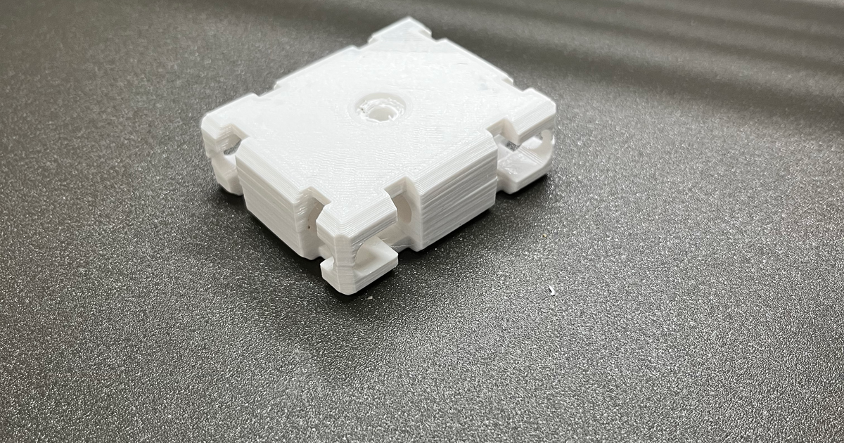 Wire Shelving Joiner Plate by CupertinoGeek Download free STL model