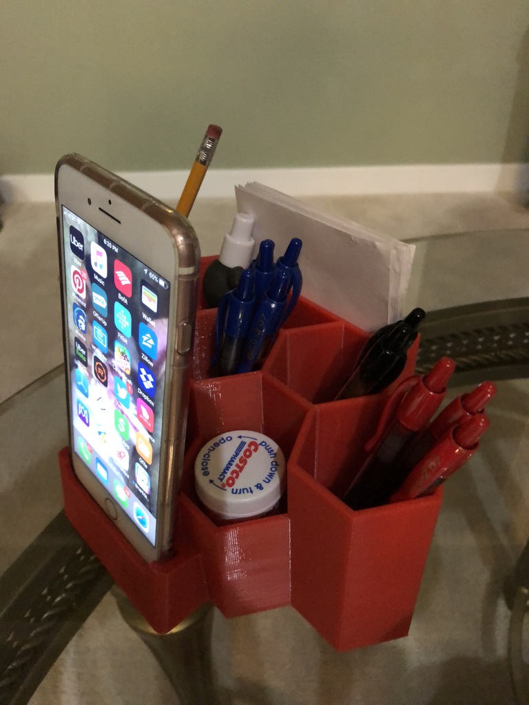 Desk Pen Organizer Iphone7 Plus By Dbfrompw Download Free Stl Model