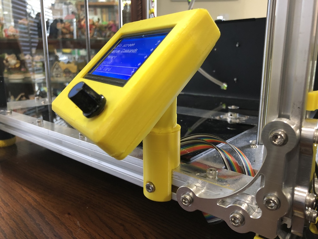 RepRap Full Graphics LCD Snap-Swivel Case by dbfrompw | Download free