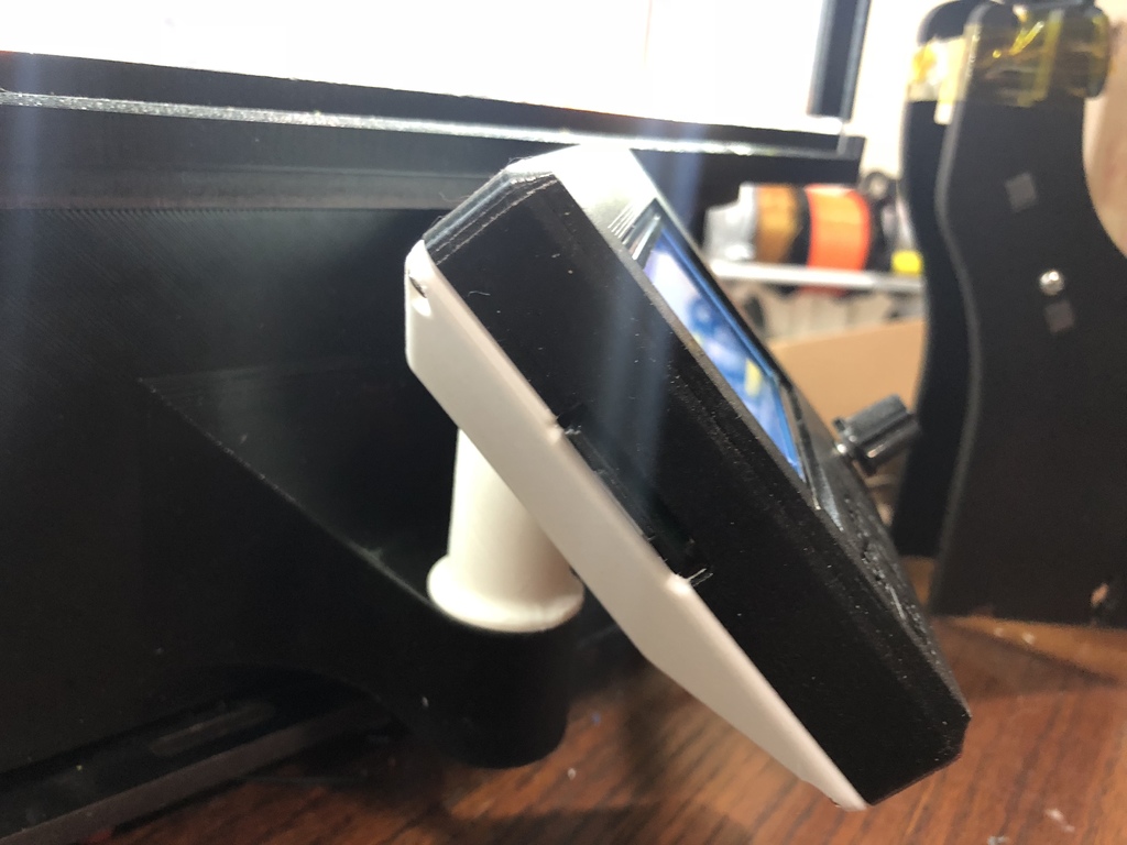 Rostock Max V2 Reprap Discount Full Graphics Mount by dbfrompw