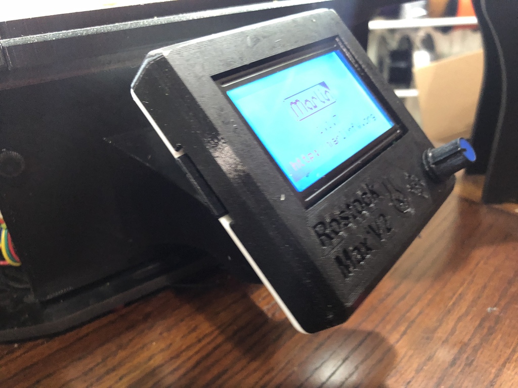 Rostock Max V2 Reprap Discount Full Graphics Mount by dbfrompw