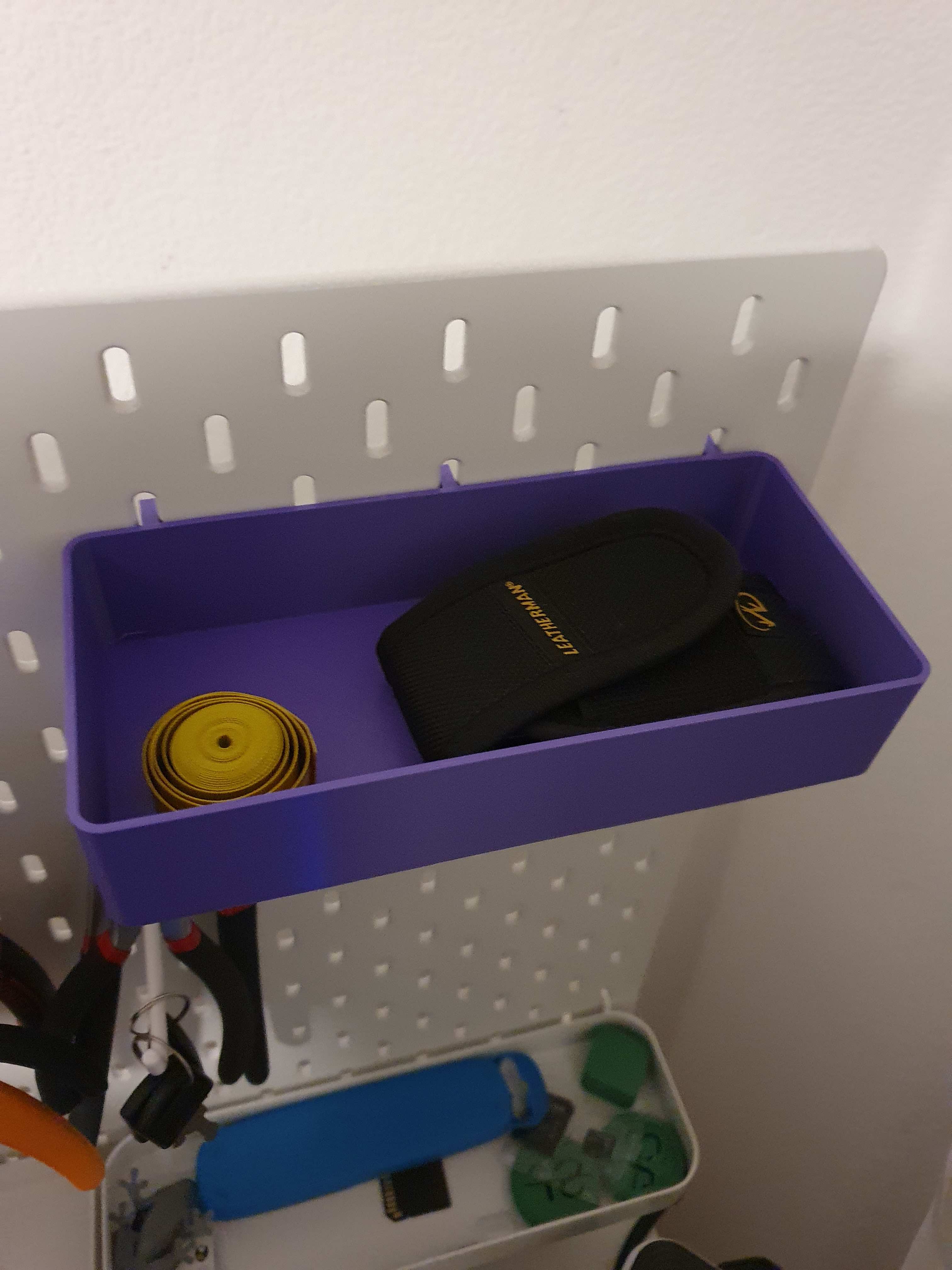 IKEA Pegboard container and shelf by Henry Download free STL model