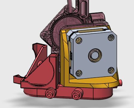 Rostock Max V2 Titan Aero Mount V2.7 by dbfrompw | Download free STL ...