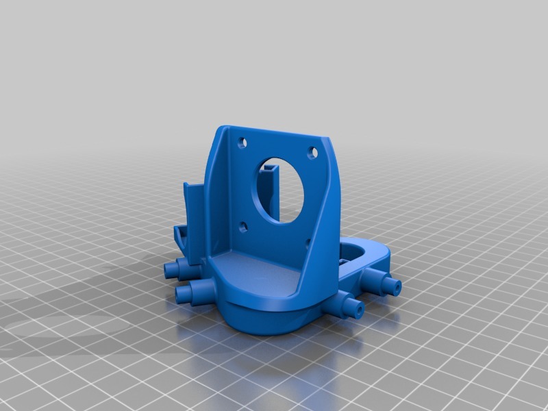 Rostock Max V2 Titan Aero Mount V2.7 by dbfrompw | Download free STL ...