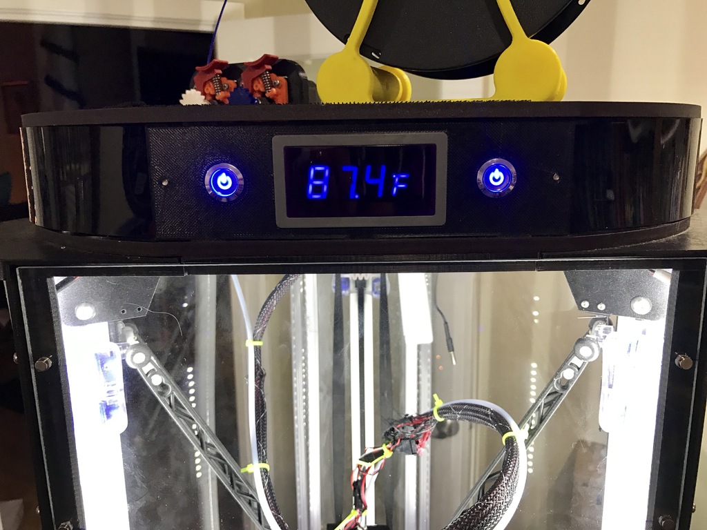 Rostock Max V2 Temp Plate V.9 with switches by dbfrompw | Download free ...