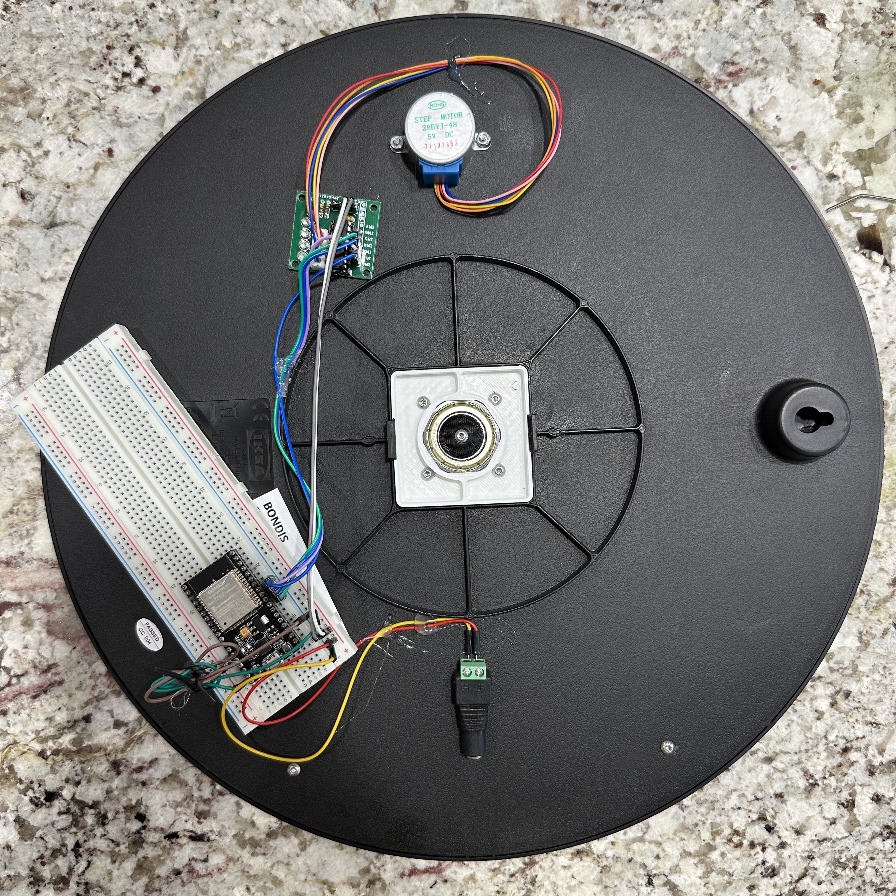 Wandering Hour Clock w/ Arduino + Wifi + Stepper Motor + Web Server