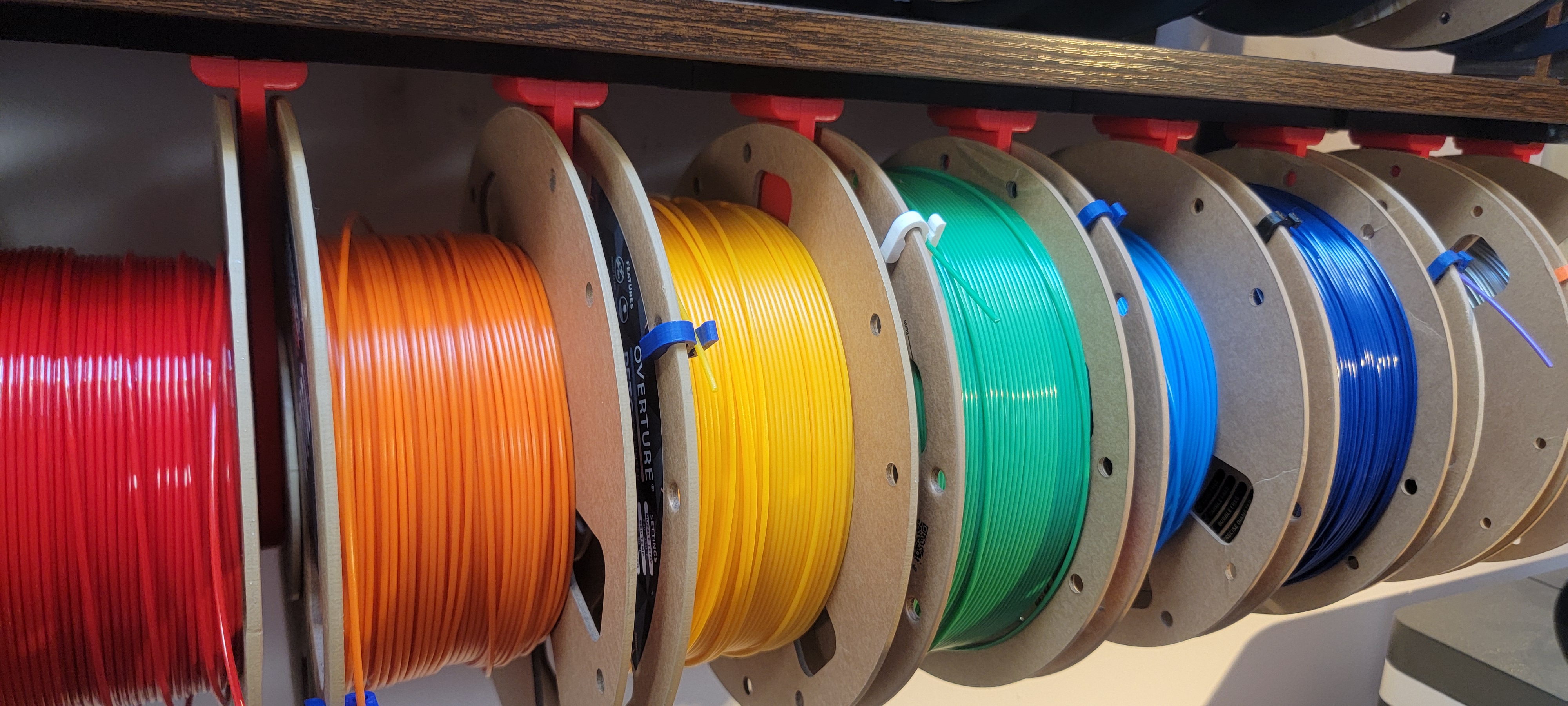 Magnetic Filament Spool Hanging and Mounting System