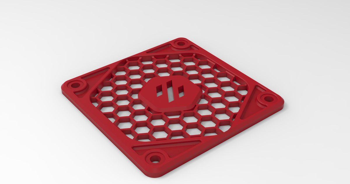 Voron 2.4 Fan Grill for my Hex Infill Skirts by Ken226 Download free