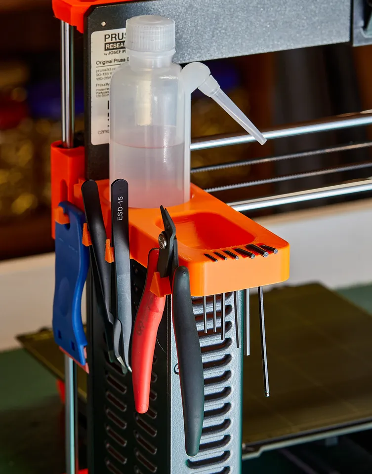 Prusa MK3 & MK3S Clip-in Tool Storage Box by Strathpeffer3D, Download free  STL model