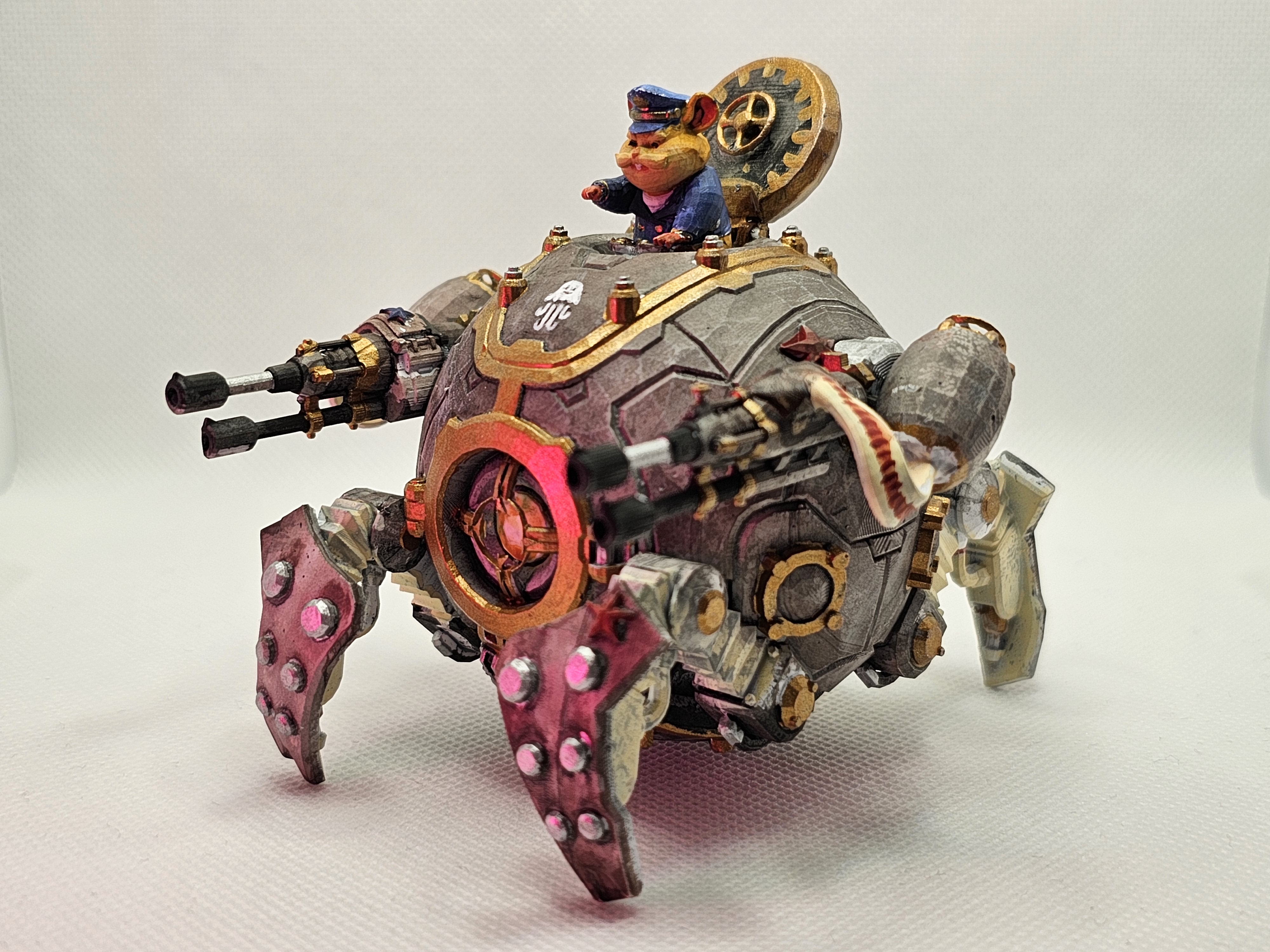 Hammond from Overwatch - Submarine Skin STL (Wrecking Ball)