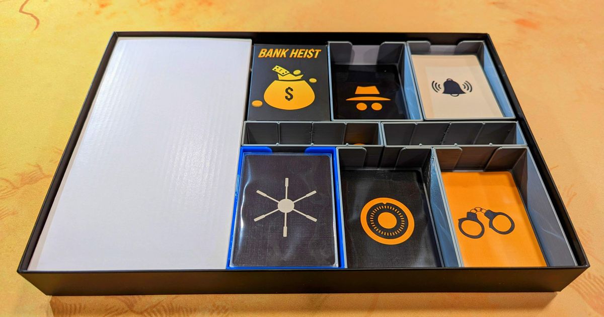Night of the Ninja box insert/organizer - sleeved card holder by  gameyspirits, Download free STL model