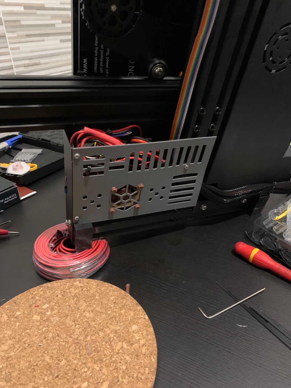 Creality Ender 3 V2 bottom mainboard noctua 40x10 + 2 lm2596 by Jake90 ...