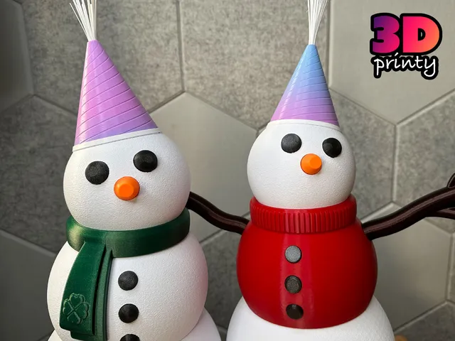 Giant Snowman - Party Hat