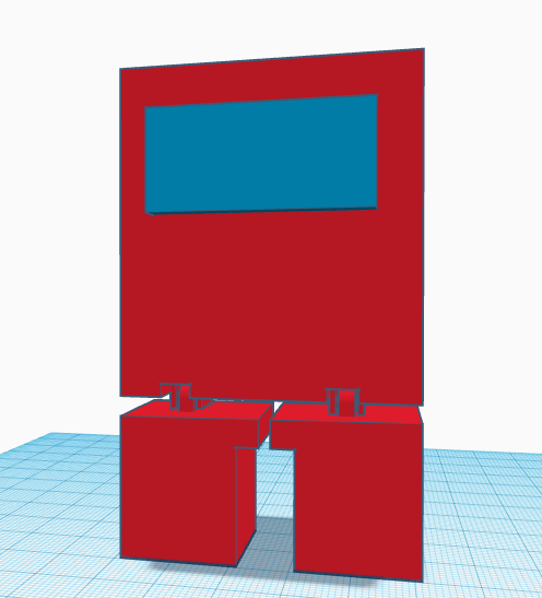 Among us with movable legs.