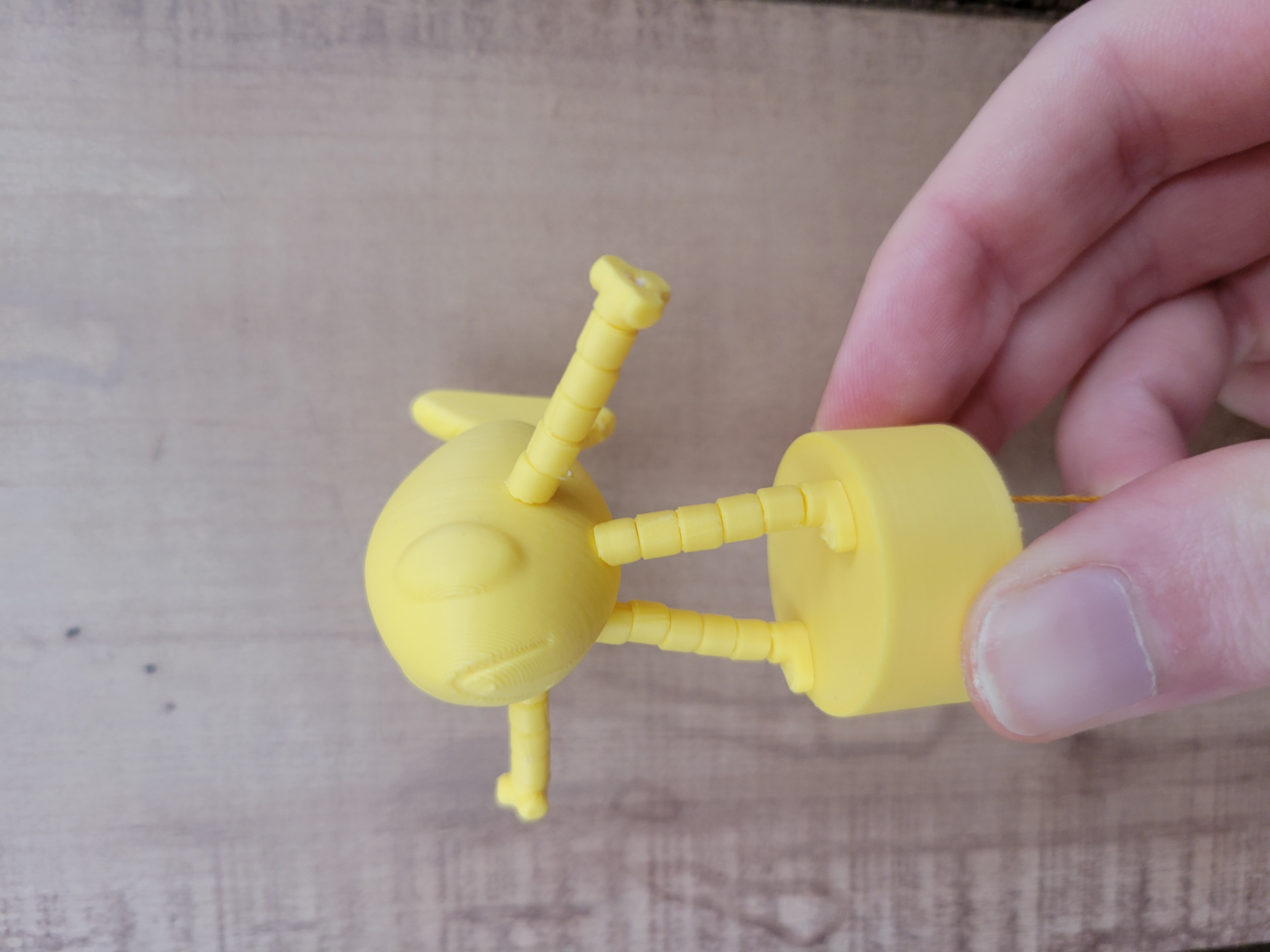 Le Poisson Steve Push Puppet