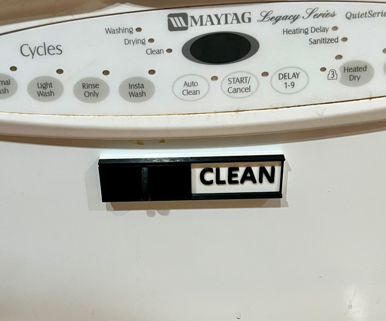 Dishwasher Dirty / Clean sign remix by Jake Download free STL model