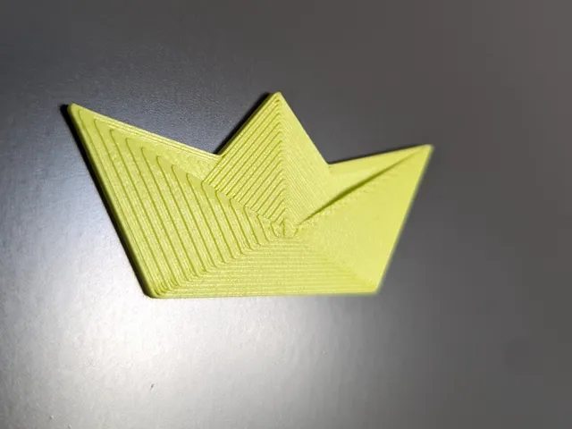 Paper Boat fridge magnet