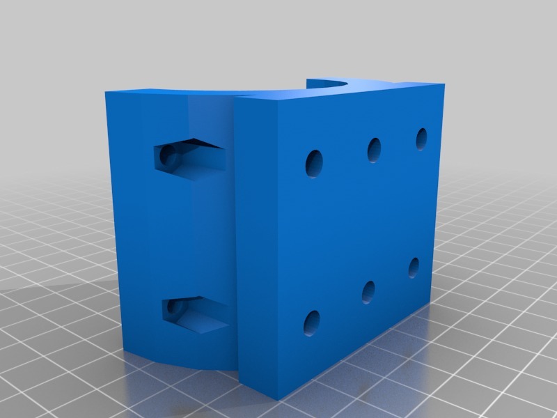 CNC Spindle Mount - 50mm by Chris | Download free STL model ...