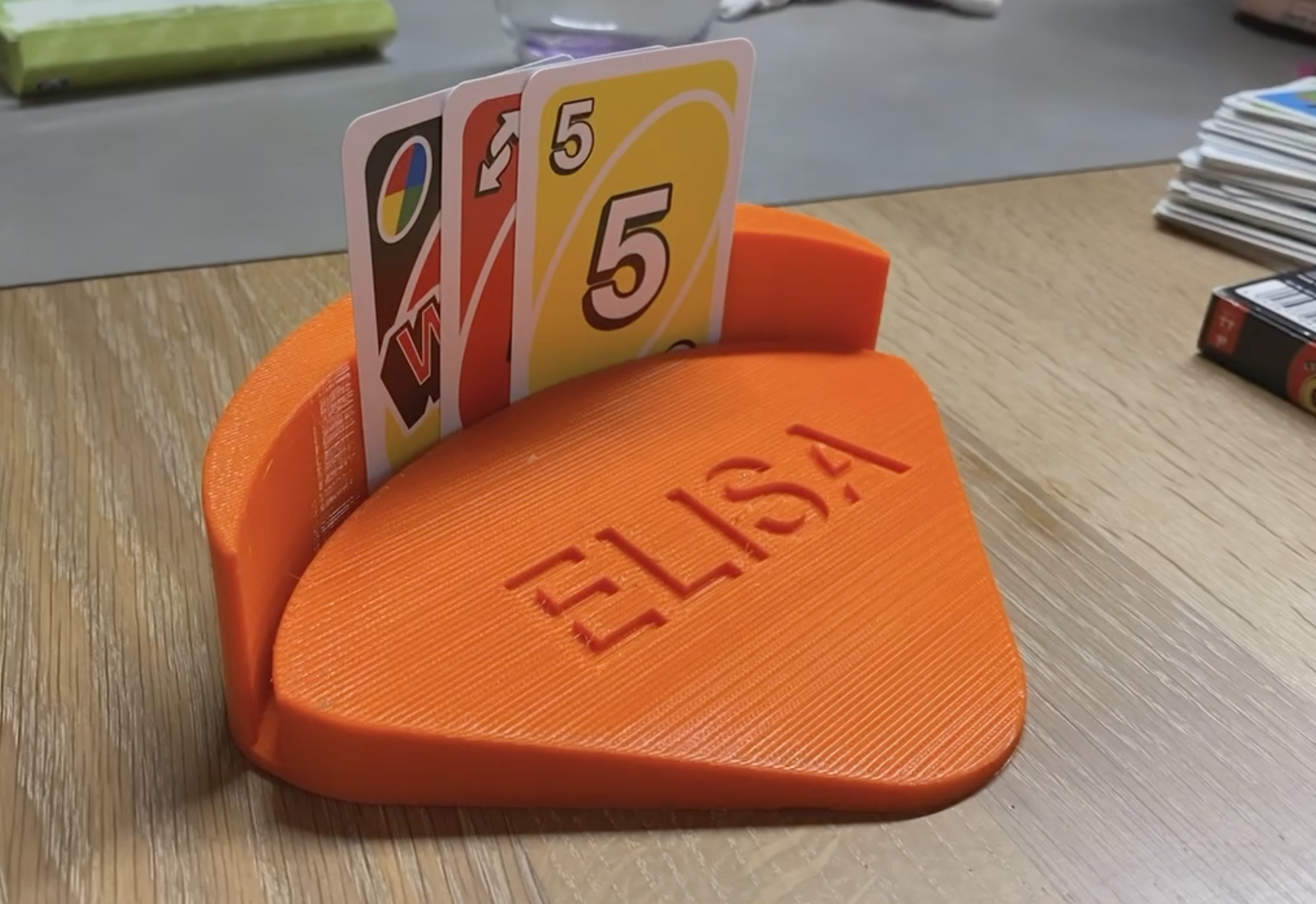 Miniatura 2 do modelo 3D Playing Card Holder