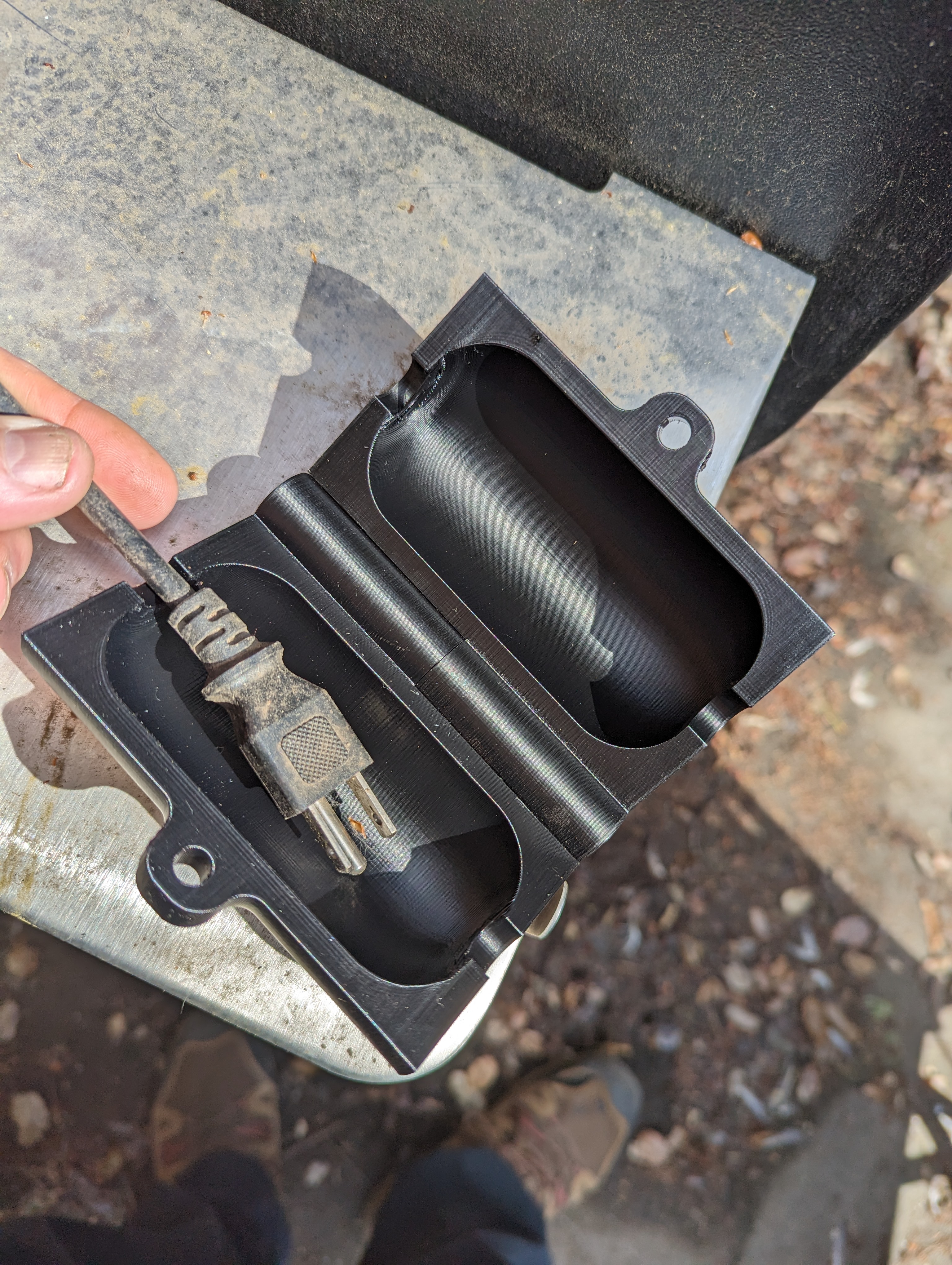 AC power cord lock