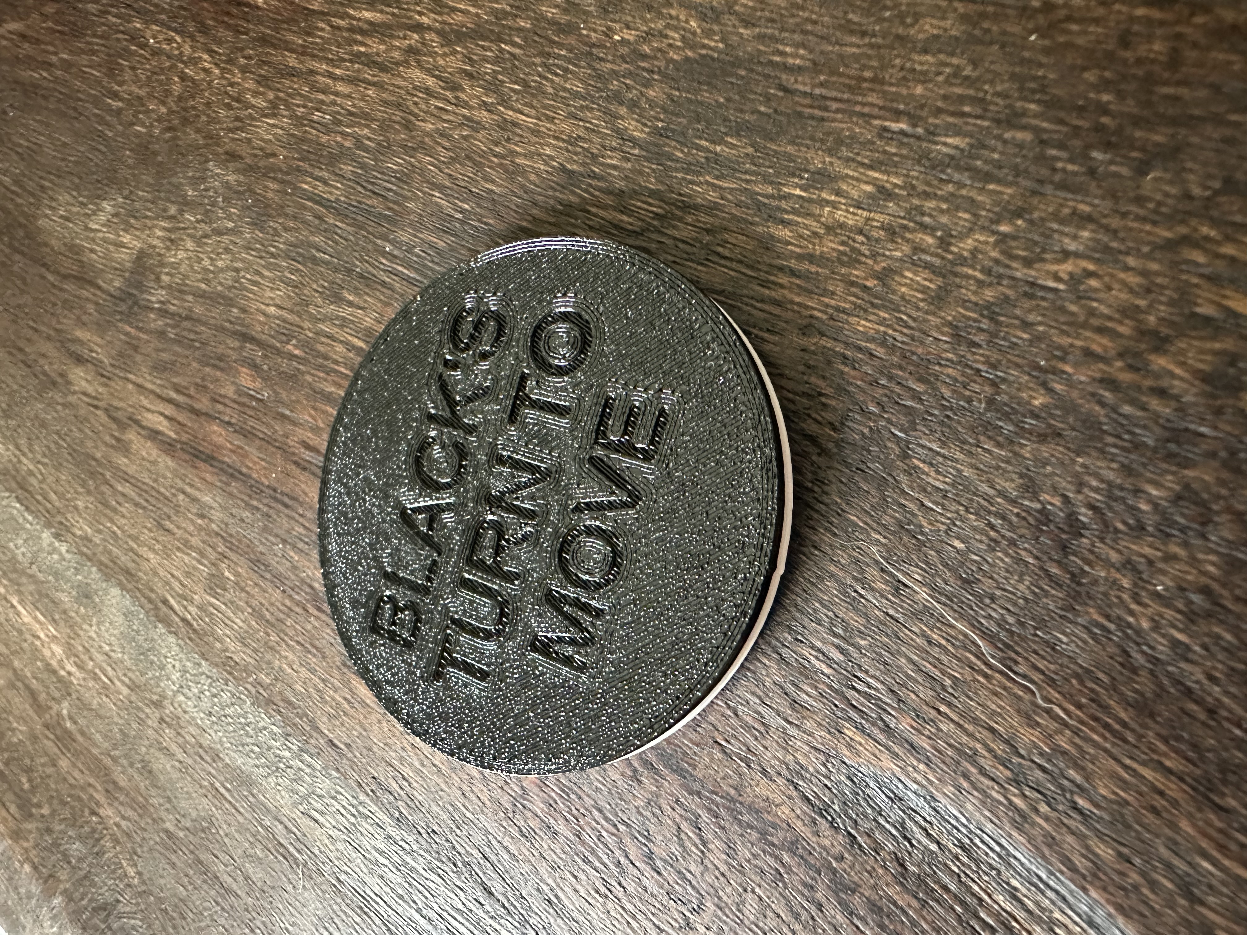 Chess Player Turn Coin