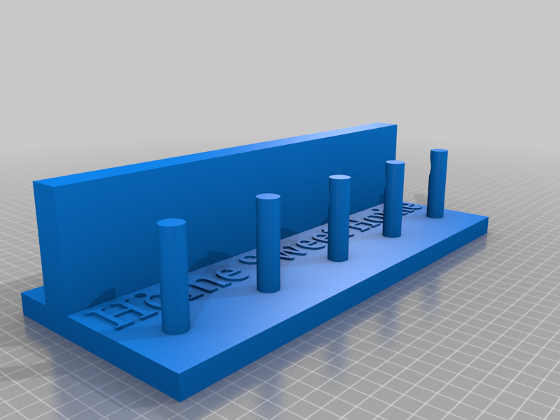 2 Simple Key Racks by LocallyPrint3D Download free STL model