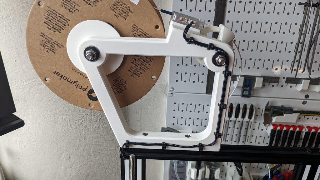 Direct Drive Filament Spool Holder by Eric Anastas | Download free STL ...