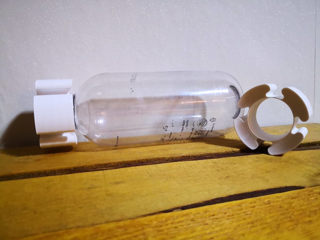 SodaStream Bottle Replacement Base by Bombastus Hands Download free STL model