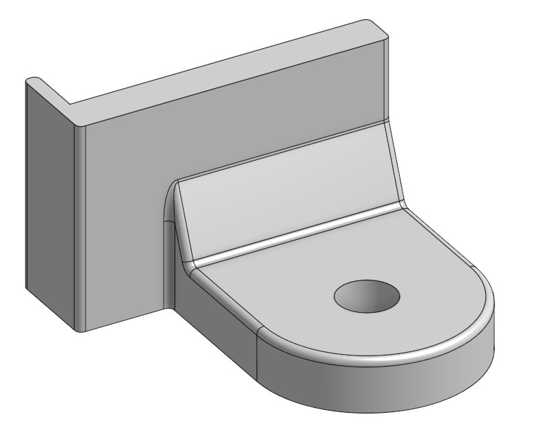 Miniatura 3 do modelo 3D Rollo Halter / Roller Bracket