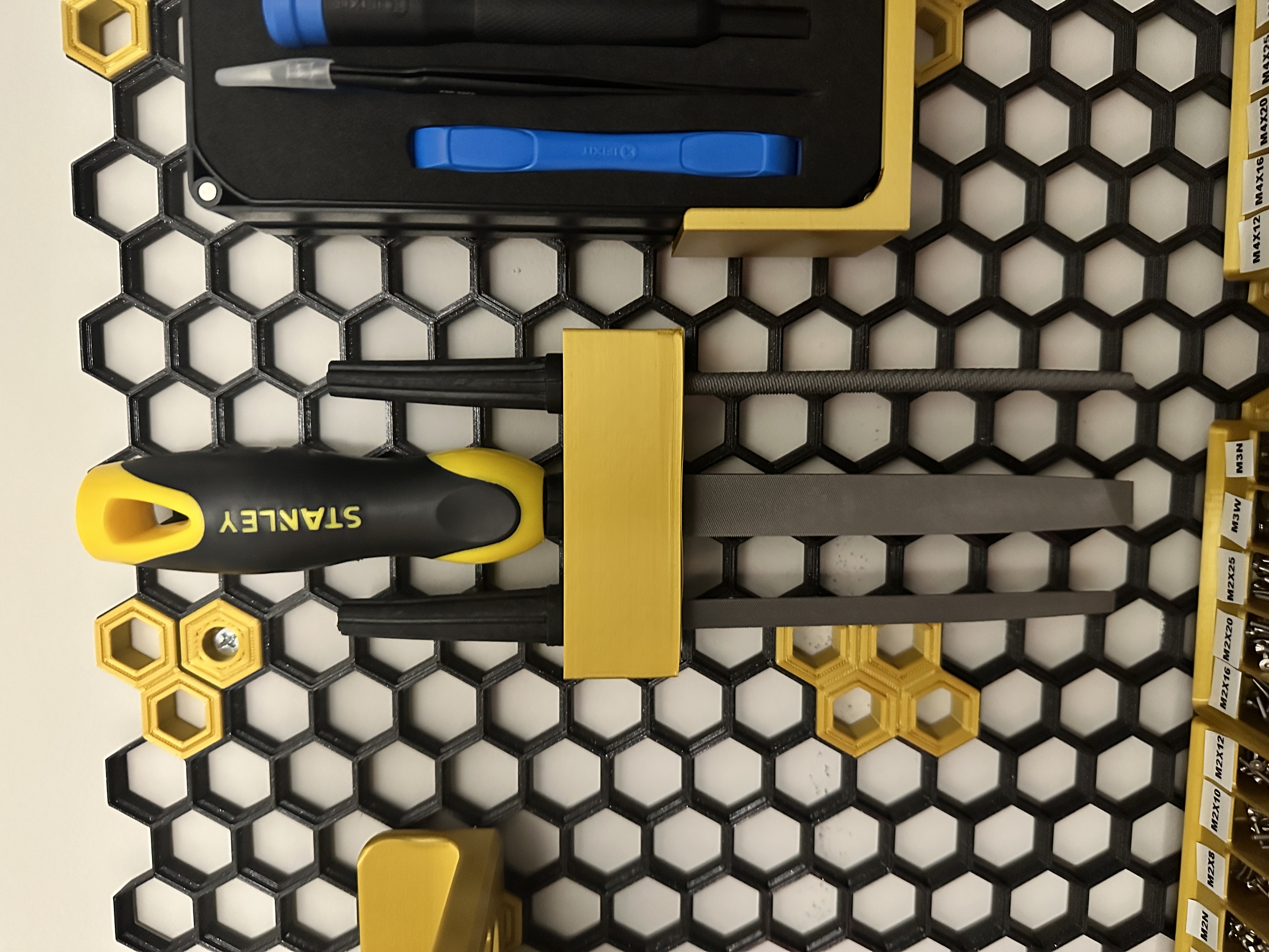 Honeycomb Storage Wall Stanley File Holder