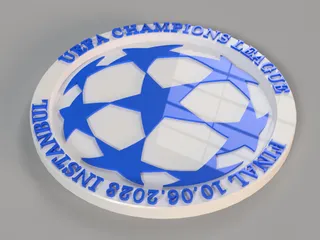 UEFA Champions League Final Instanbul coaster by Z3Dart&tech