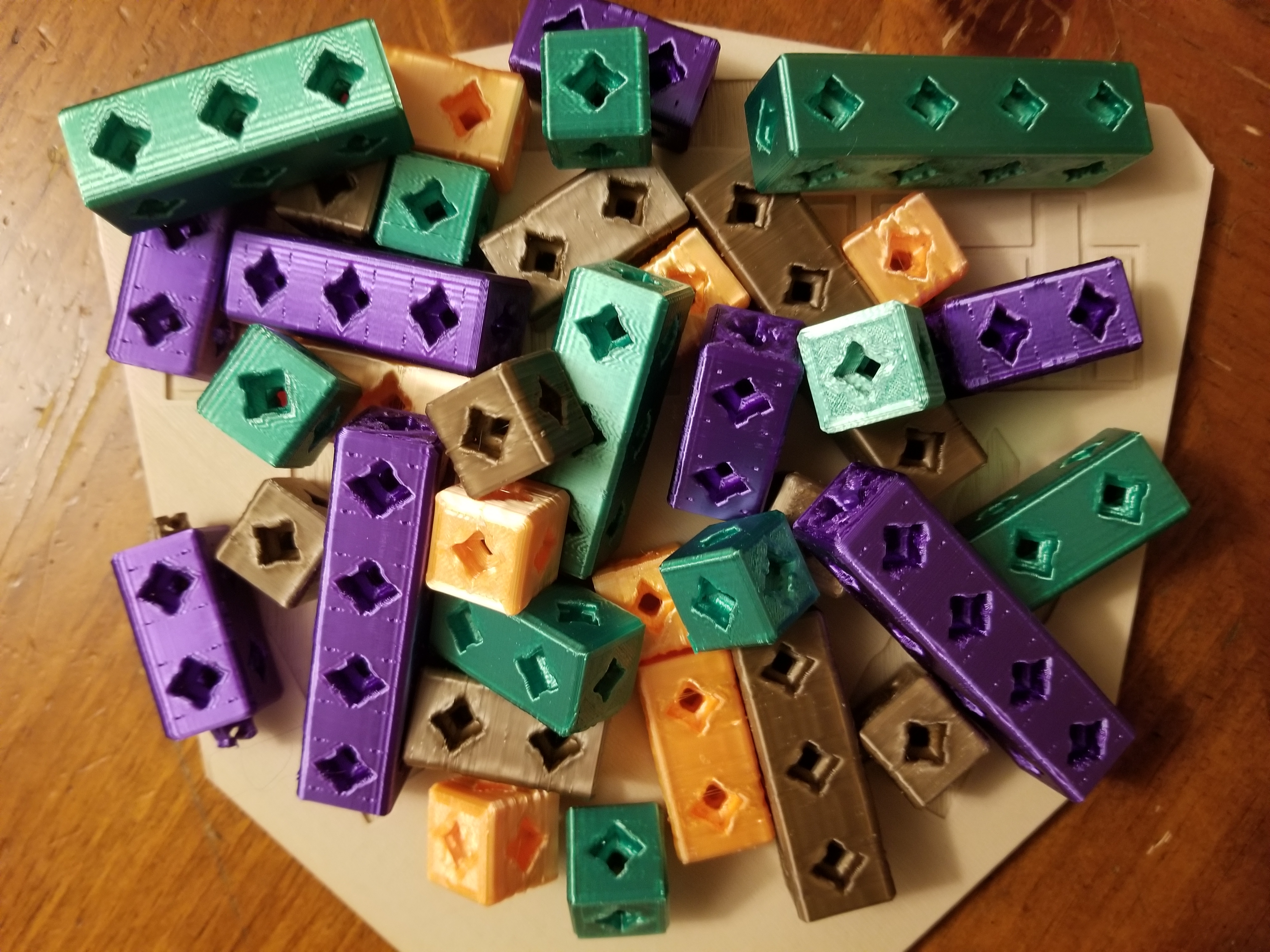 Miniatura 4 do modelo 3D PrintABlok Modular Building Block Base Bloks