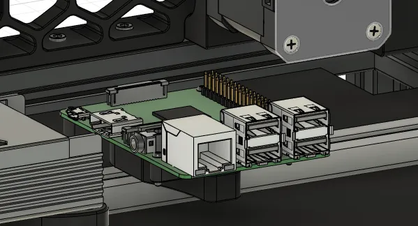 Voron 20x10 Raspberry Pi Mount