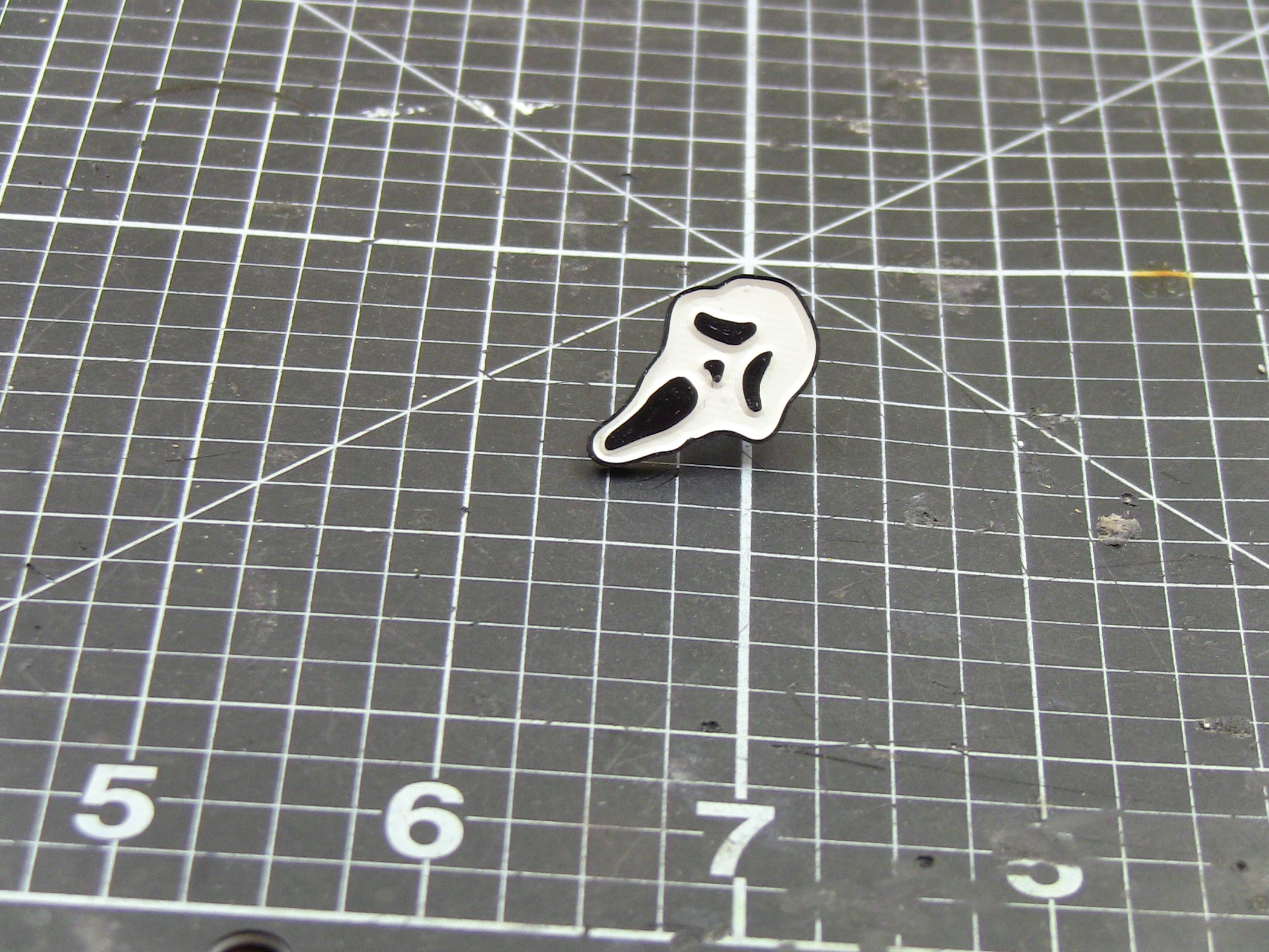 Ghostface enamel pin