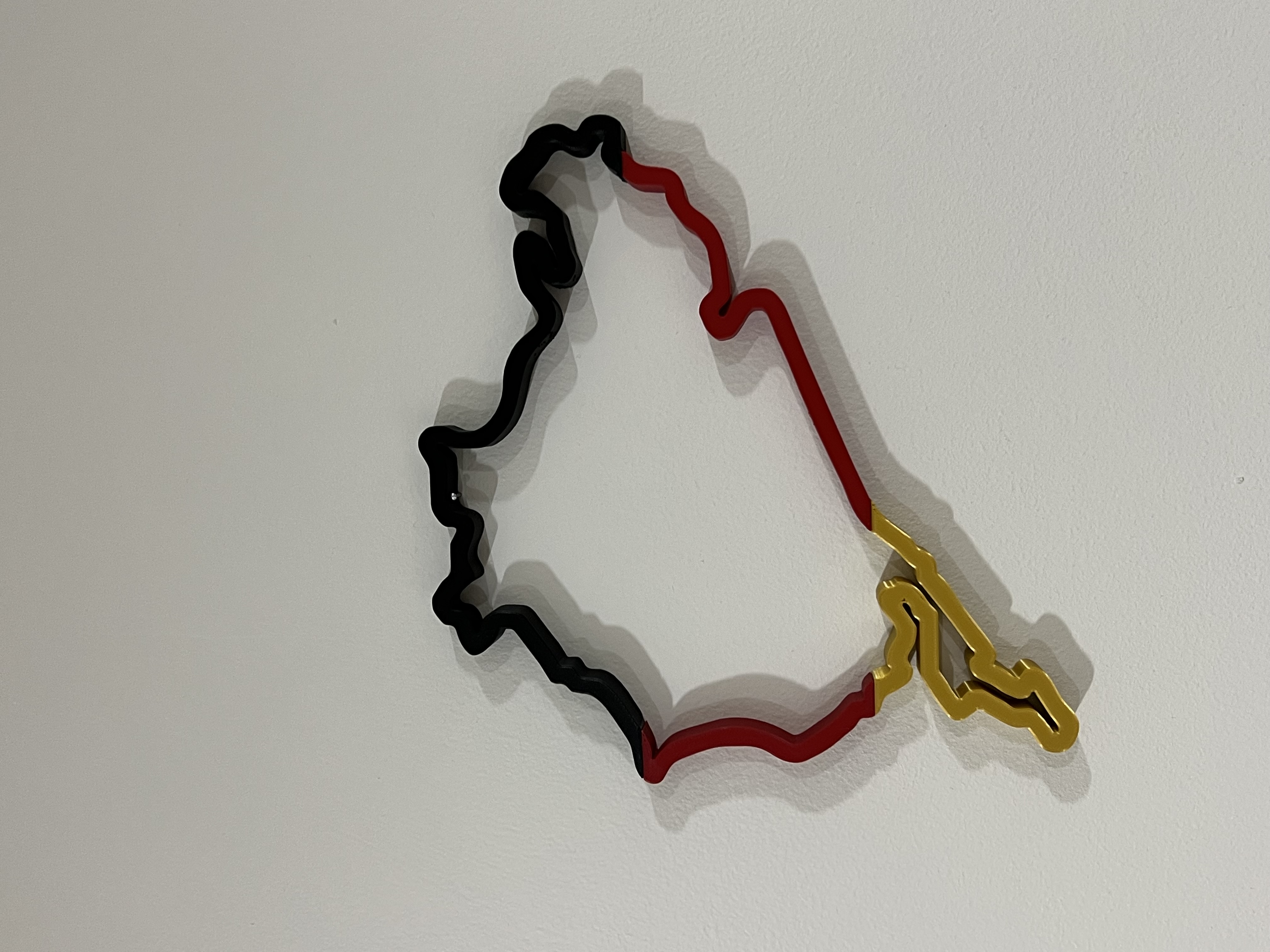 Nurburgring Wall Art Track Outline - Nordschleife + GP German