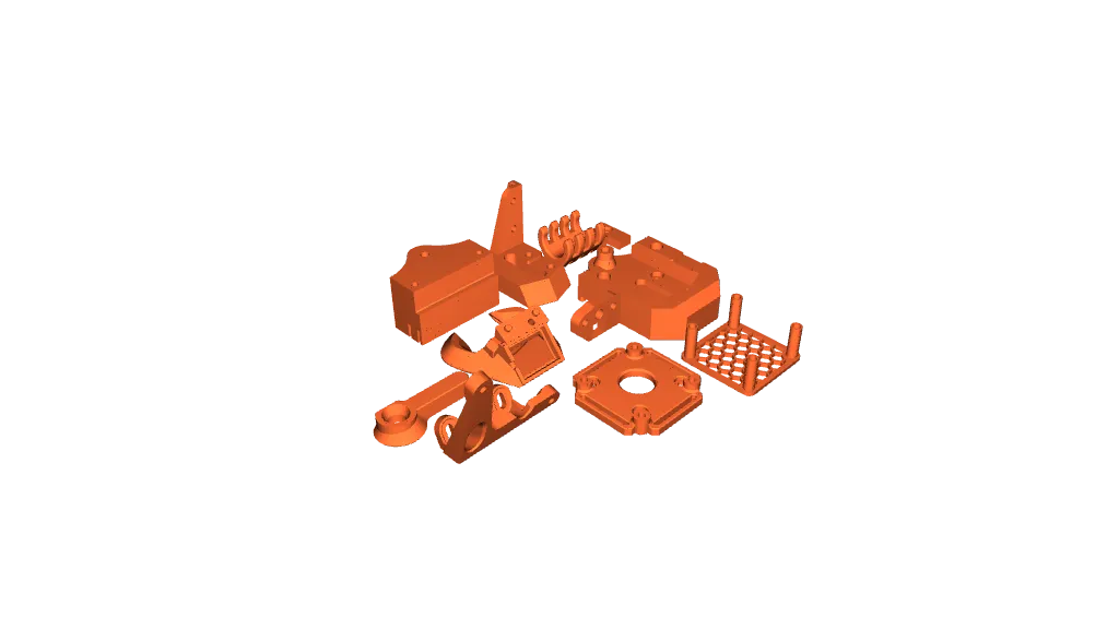 BIQU H2V2s quick mount + EBB42 + nice fan by grafit.xyz | Download