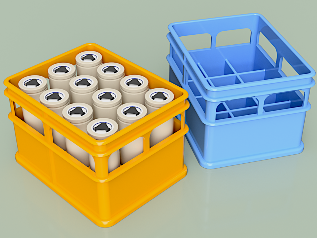 21700 Battery Beer Crate