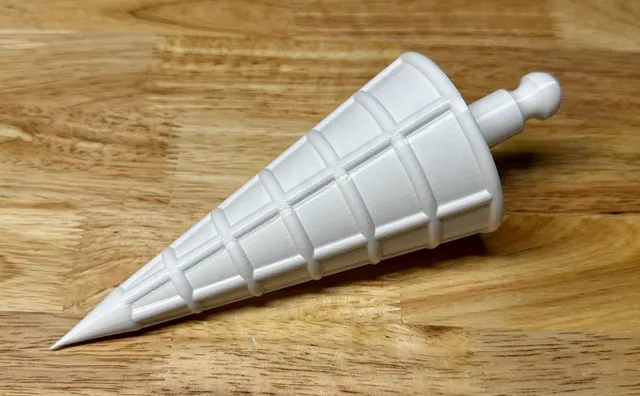 Ice cream cone shape